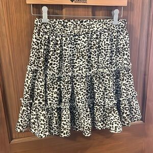 Cheetah Skirt Size M